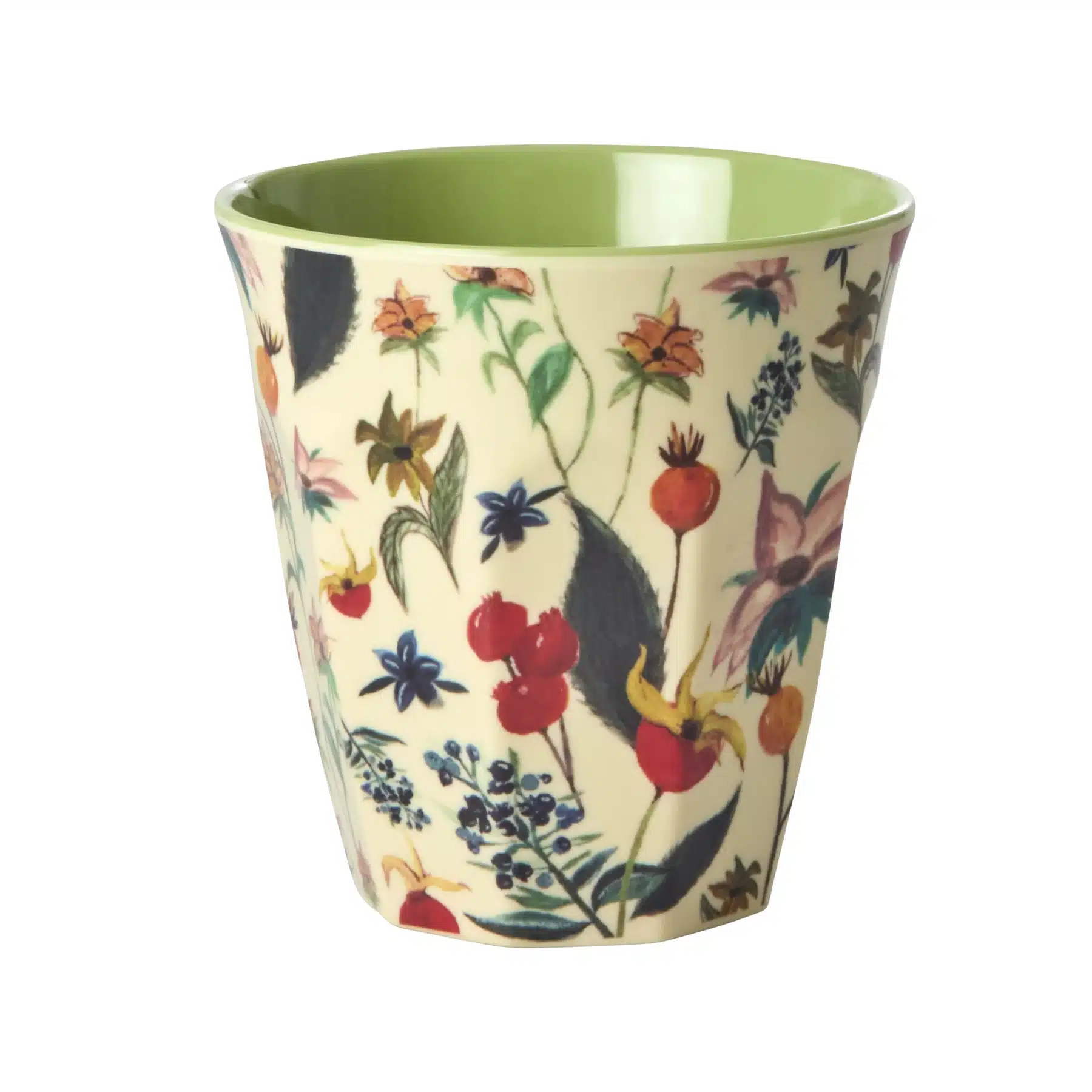 Melamine cup winter rosebuds