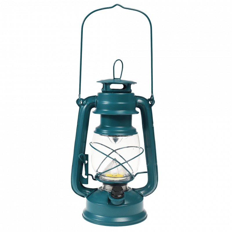 LED hurricane lantern dark blue