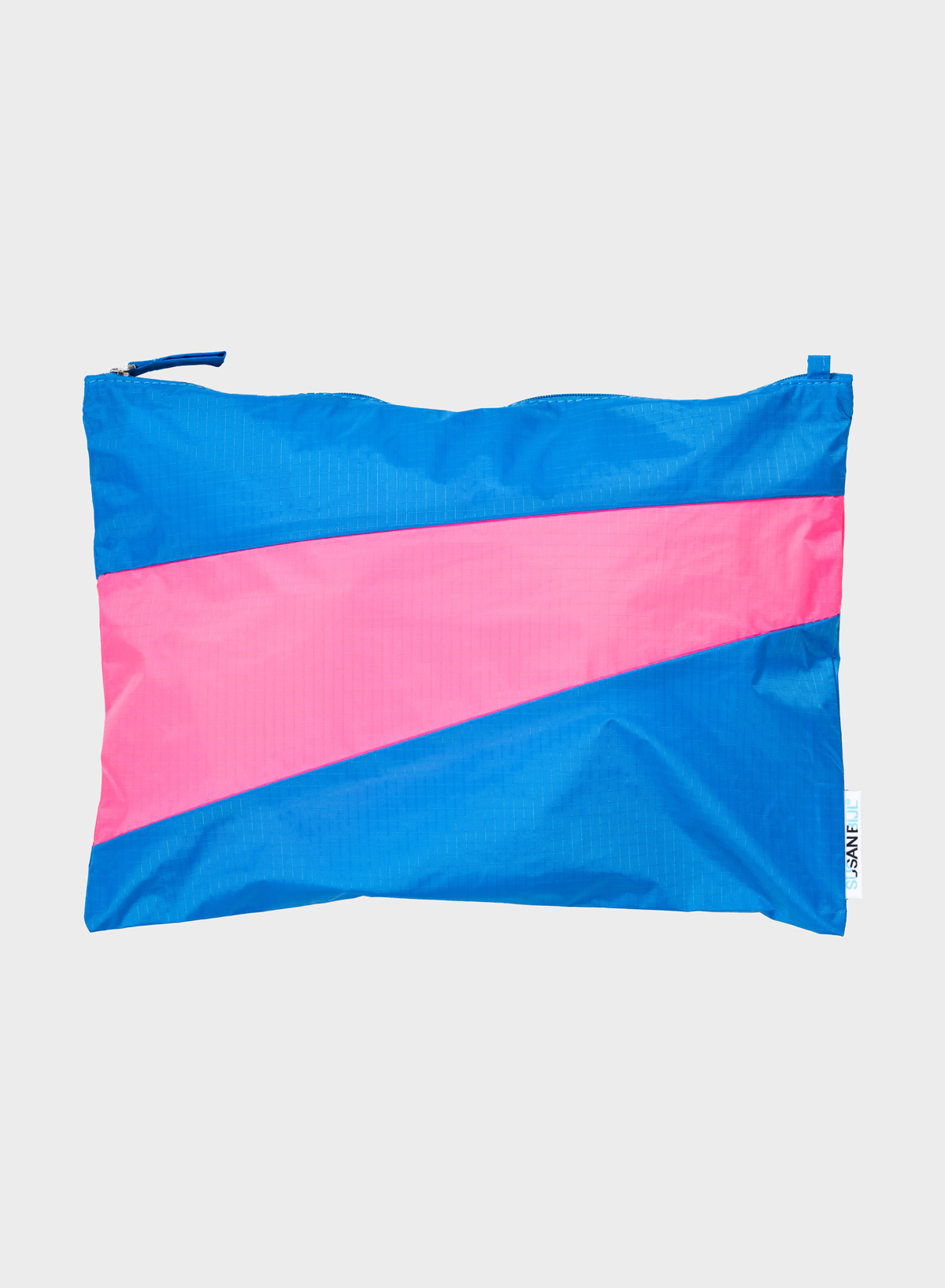 Pouch Wave & Fluo pink L + strap