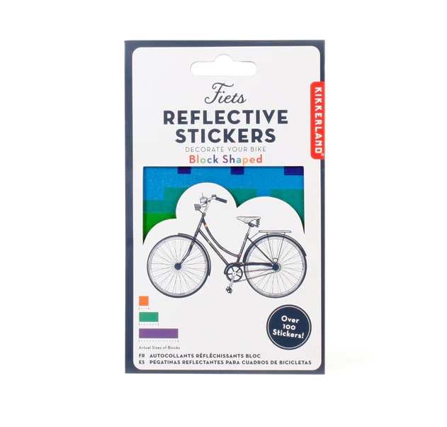 rainbow blocks bike stickers
