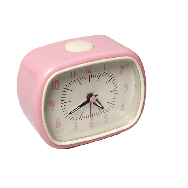 Retro alarm clock pink