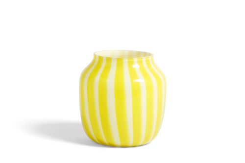 Vase juice wide yellow