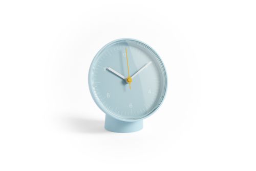 Table clock blue