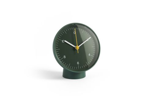 Table clock green