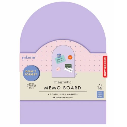 Magnetic memo board paars