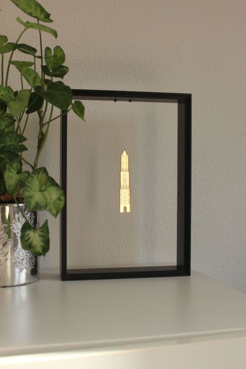 Plexiglas Domtoren hangend 11 cm goud