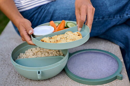 Bento lunchbowl vita nordic black