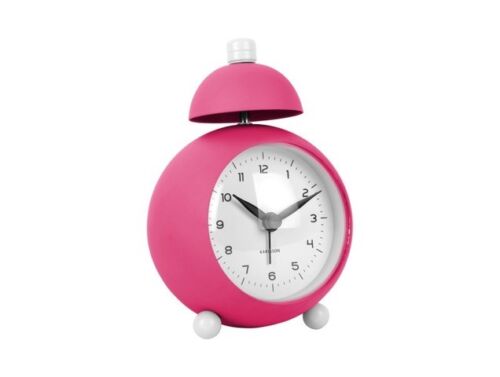 Alarm clock chaplin bright pink