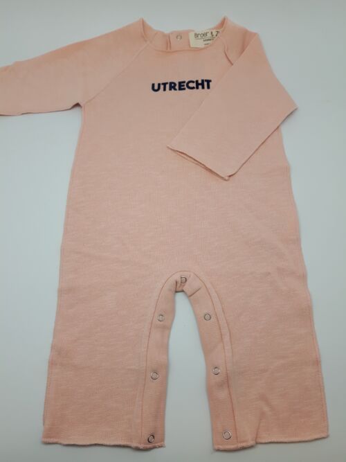 Broer & Zus Utrecht babypakje 3m zachtroze & marineblauw