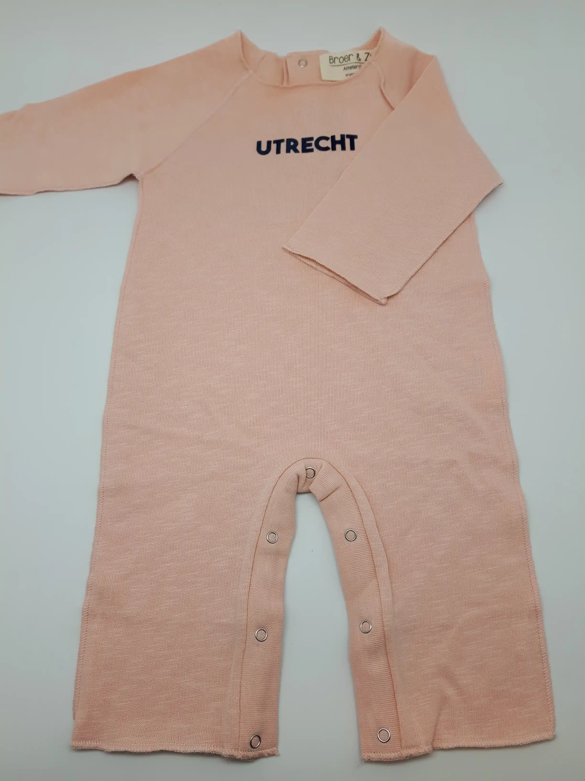 Broer & Zus Utrecht babypakje 3m zachtroze & marineblauw