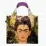 Loqi tote museum col. Frida Kahlo Selfportrait with Humming Bird