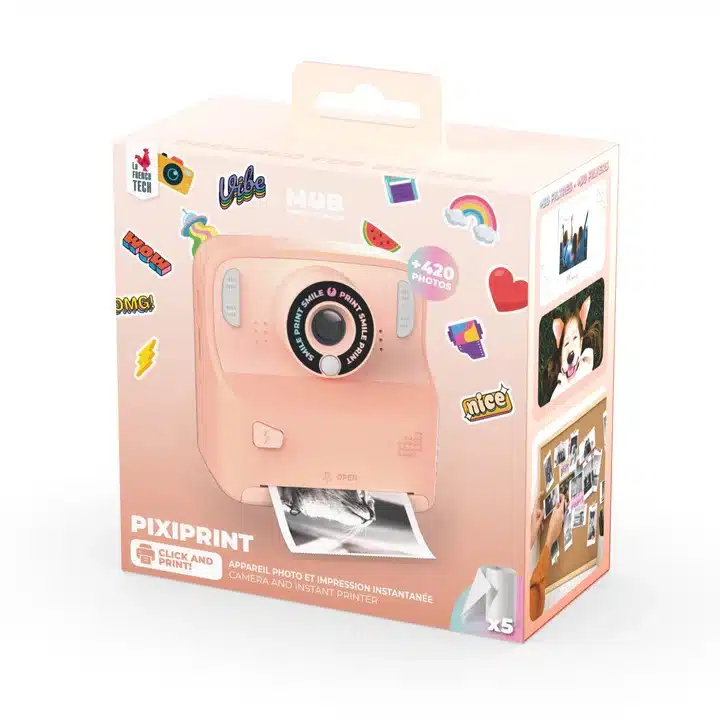 MOB Pixiprint Click & Print Camera Roze