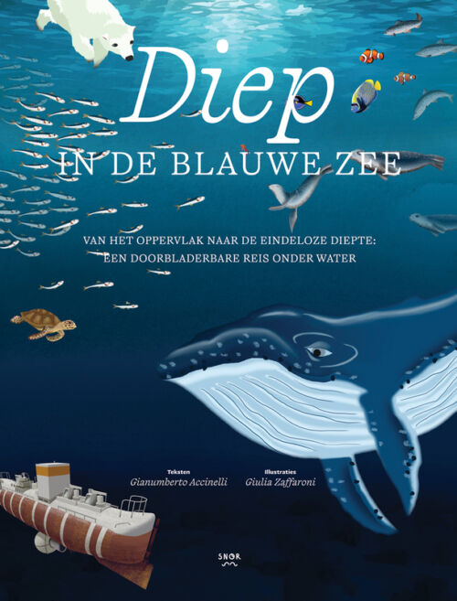 Uitgeverij Snor Boek diep in de blauwe zee