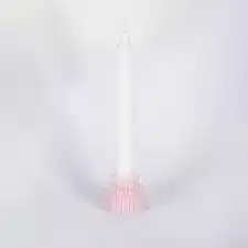 Warren & Laetitia dubbele kaarsen houder 2.20 roze