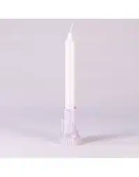 Warren & Laetitia dubbele kaarsen houder 2.21 lila