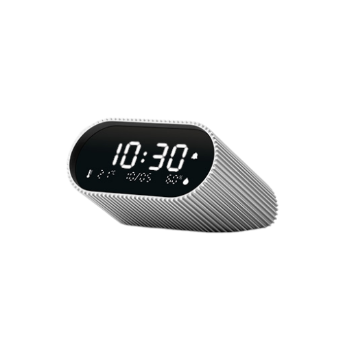 LEXON Ray Clock wekker aluminium