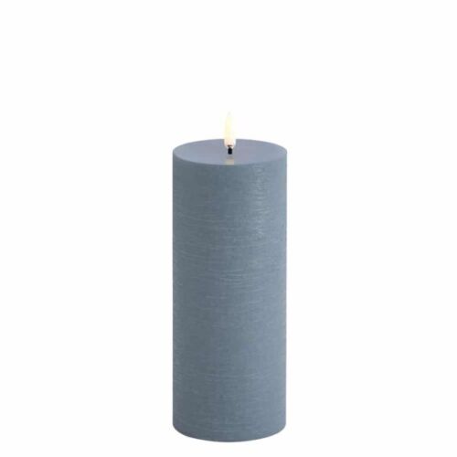 Piffany LED pillar kaars hazy blauw 7,8 x 20 cm