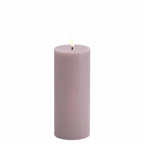 Piffany LED pillar kaars light lavendel 7,8 x 20 cm