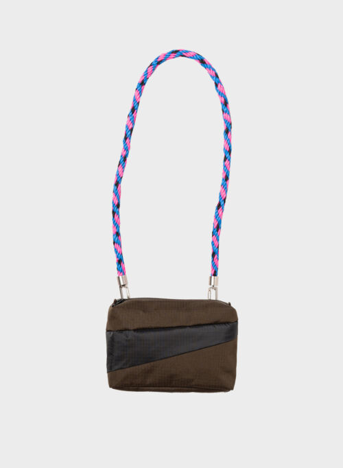 SUSAN BIJL bum bag mud & black S