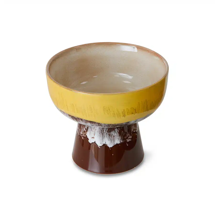 HKliving 70's Tapas schaal op voet L creek