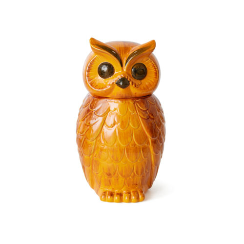 HKliving ceramic owl tangerine