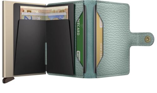 SECRID Miniwallet pebble zeegroen