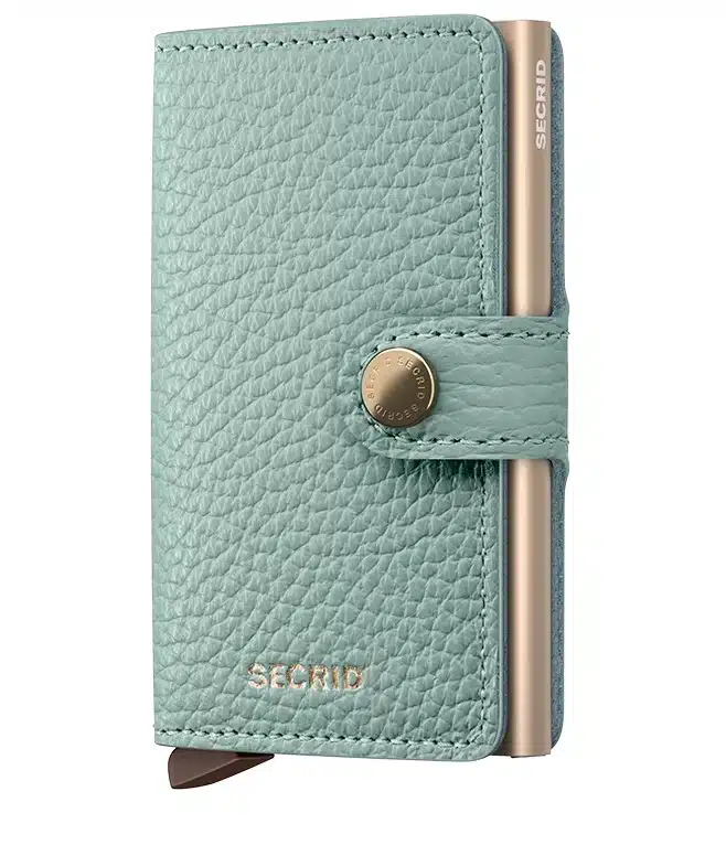 SECRID Miniwallet pebble zeegroen