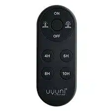 Uyuni afstandsbediening ovaal zwart