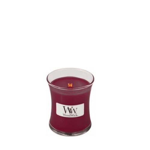 Woodwick Black cherry kaars mini