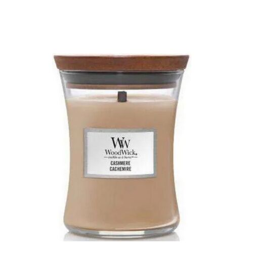 Woodwick Cashmere kaars medium