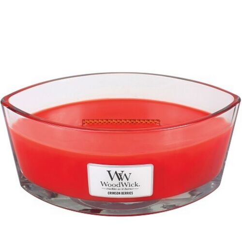 Woodwick Crimson berries kaars ellipse