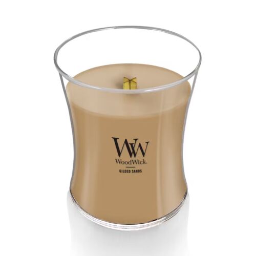 Woodwick Gilded sands kaars medium