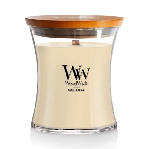 Woodwick Vanilla bean kaars medium