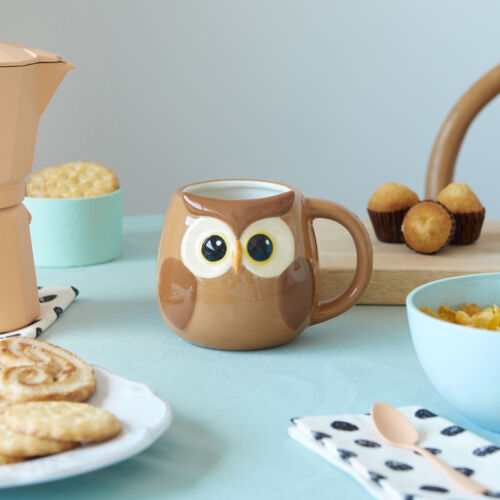 Balvi Mug bubo brown