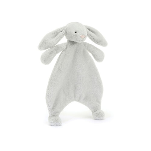 JELLYCAT Bashful zilver konijn knuffeldoekje