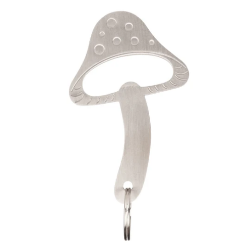 KIKKERLAND Mushroom keychain and bottle opener