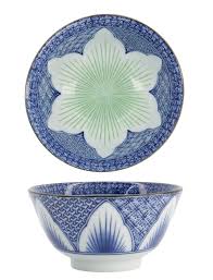 Tokyo bowl lily flower 300 ml blue