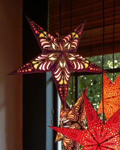 Kerstster lamp ramadasa violet