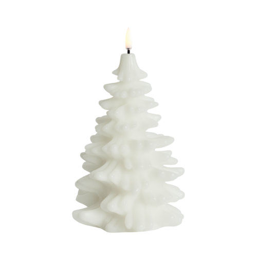 Uyuni LED kaars kerstboom nordic white 10.8 x 18 cm