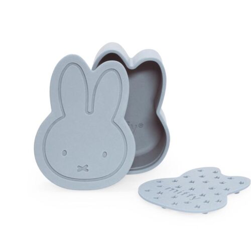 Atelier PierreNijntje silicone storage & travel doosje silver blue