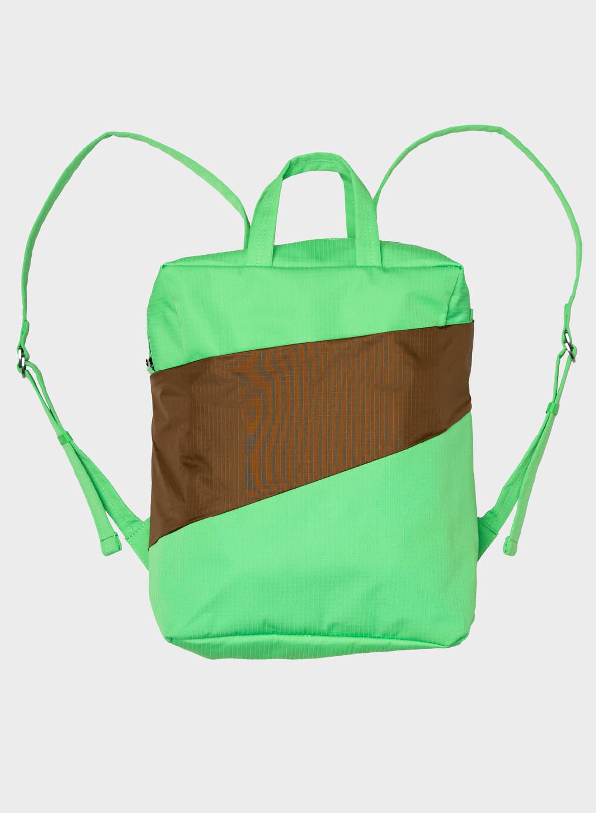 SUSAN BIJL Backpack greenscreen & hazel