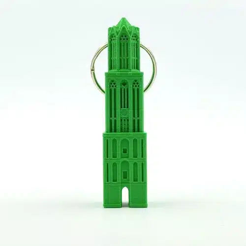 3D Marks Domtoren sleutelhanger helder groen