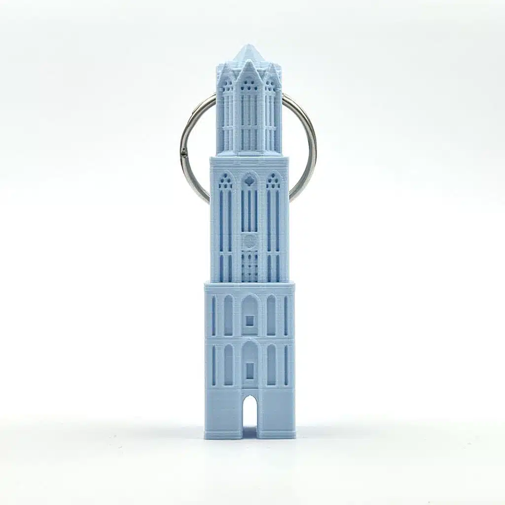 3D Marks Domtoren sleutelhanger licht blauw