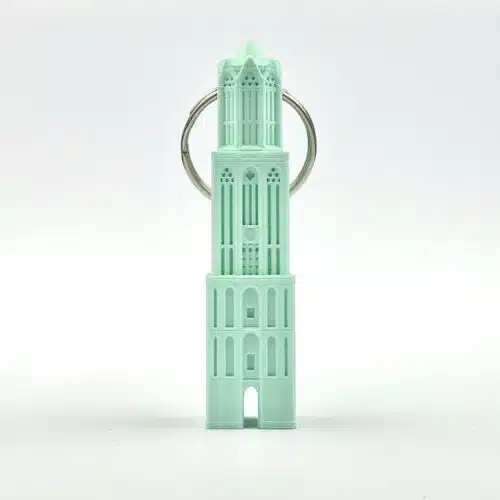 3D Marks Domtoren sleutelhanger licht groen