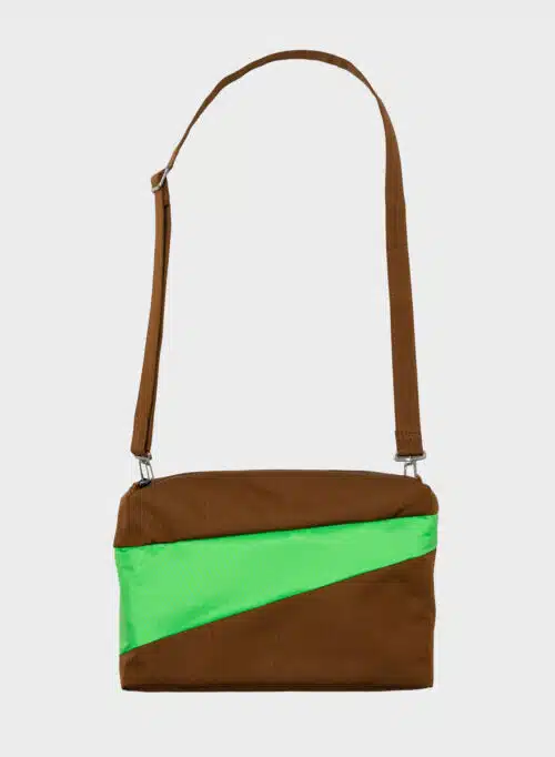 SUSAN BIJL Bum bag hazel & greenscreen medium