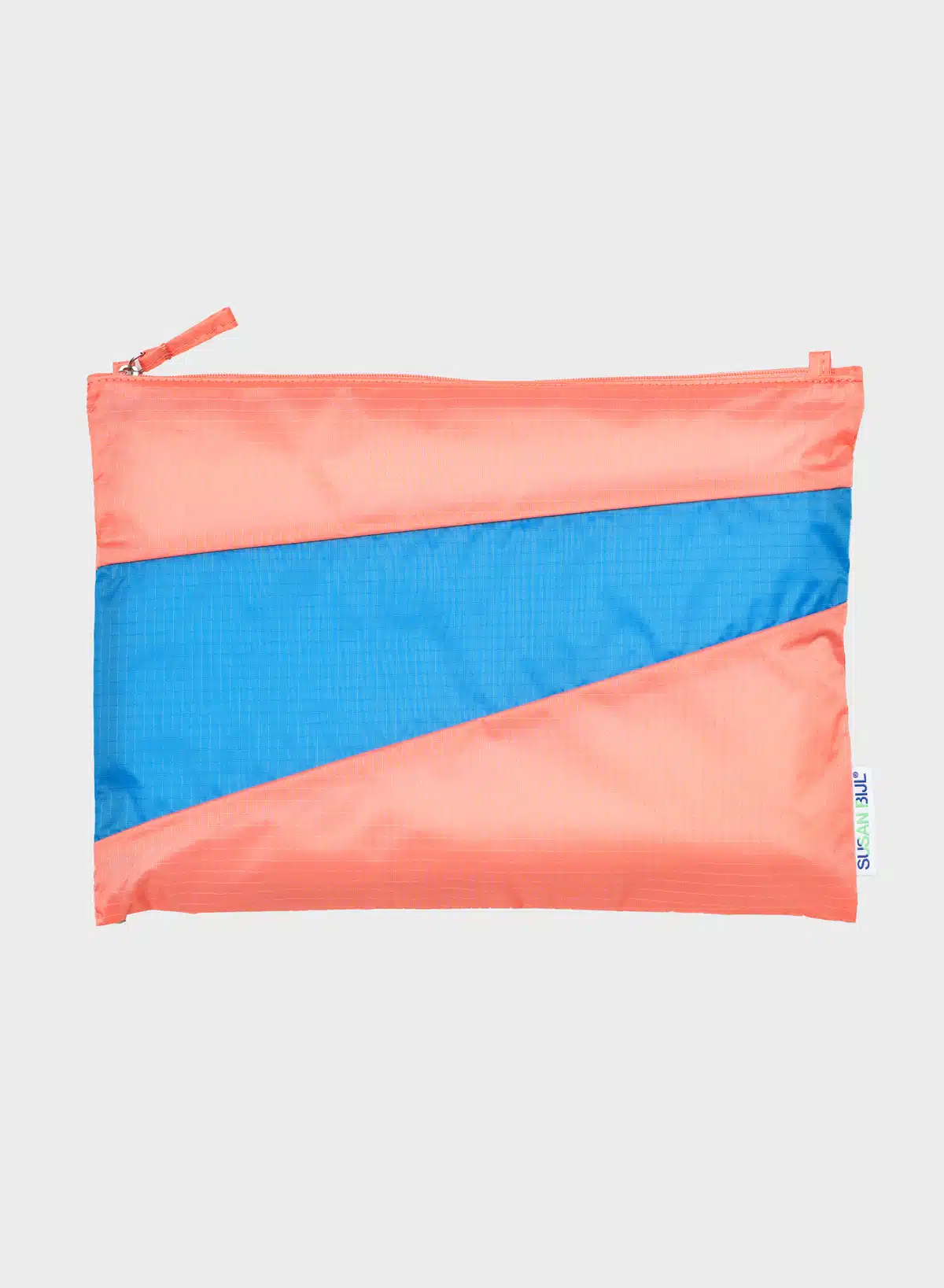 SUSAN BIJL Pouch coral & wave L + strap