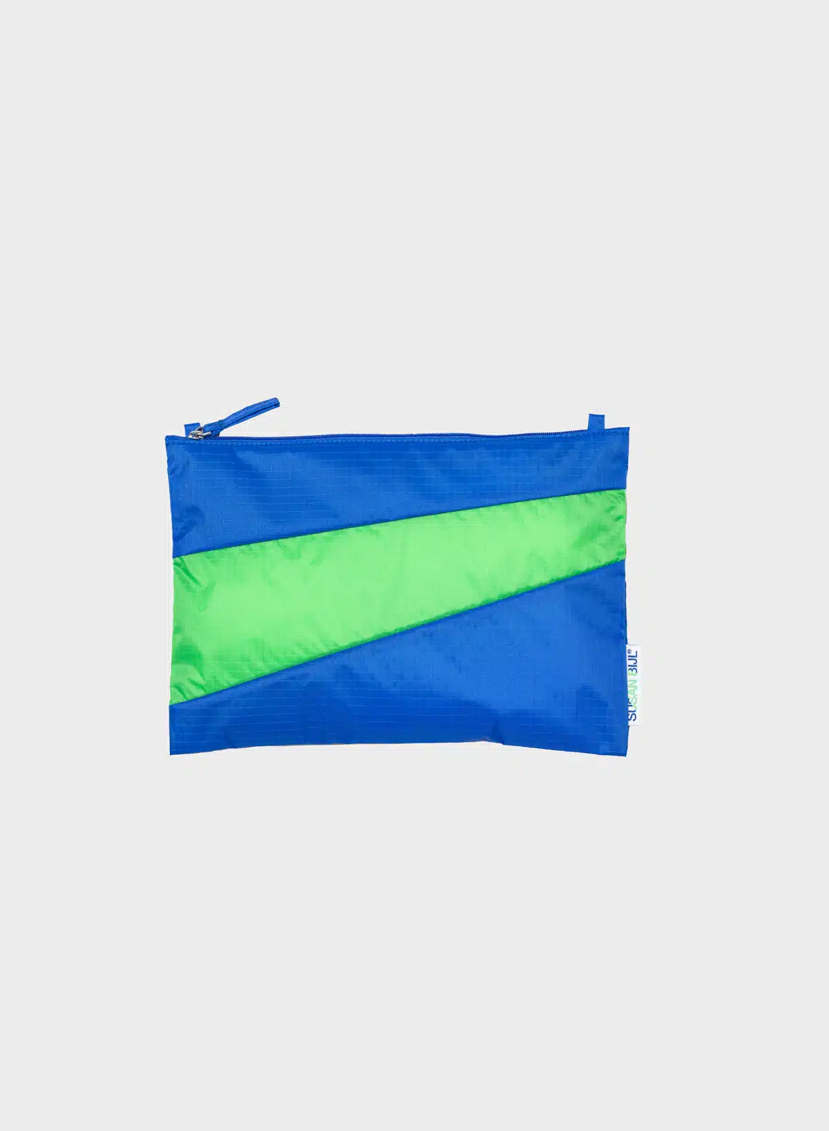 SUSAN BIJL Pouch yves & greenscreen M + strap
