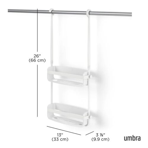 Umbra Flex douche organizer wit