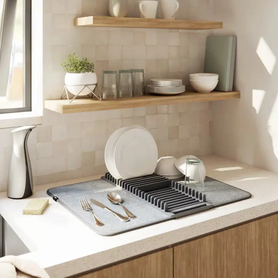 Umbra Udry afdruiprek met mat houtskool