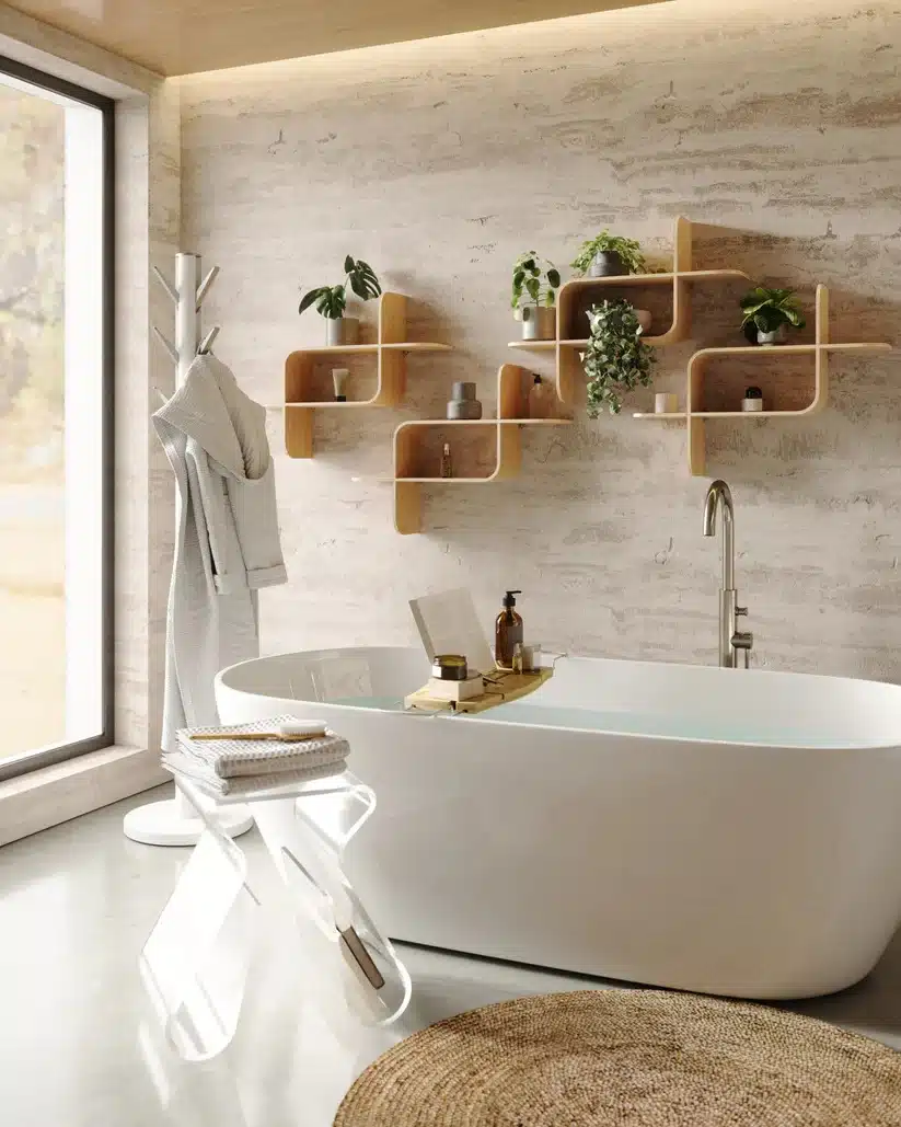 Umbra wandplank naturel